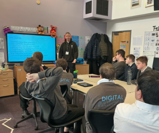 Digital Pathway - Visit from Wood With Words